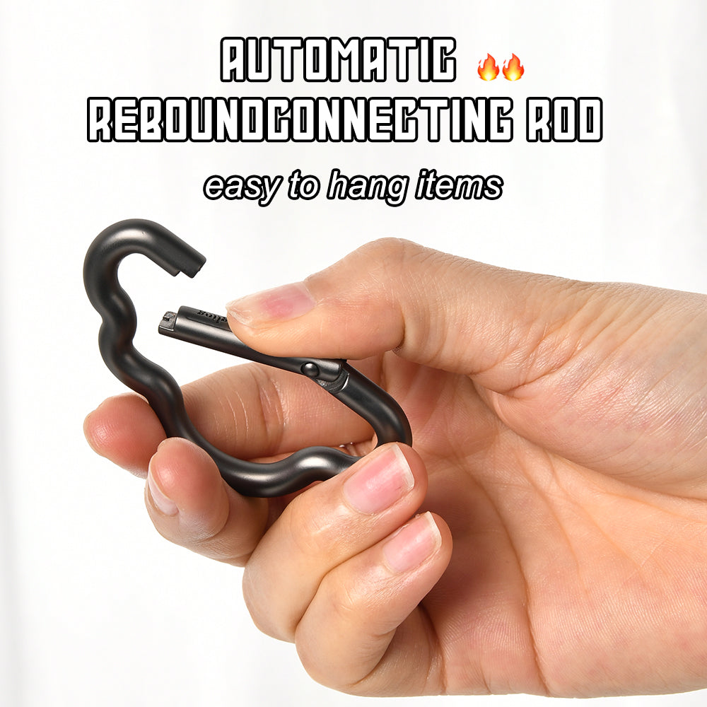 Zinc Alloy Carabiner-Gold