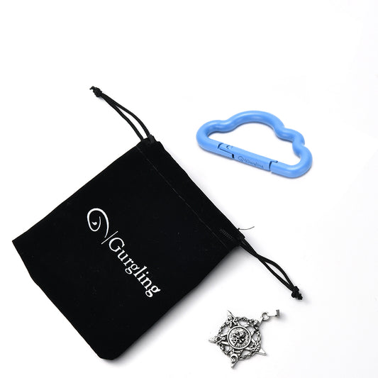 Zinc Alloy Carabiner-Blue