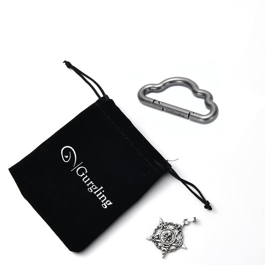 Zinc Alloy Carabiner-Grey