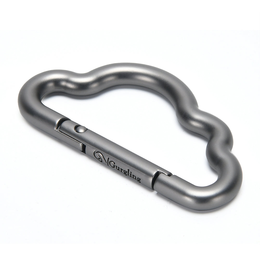 Zinc Alloy Carabiner-Grey