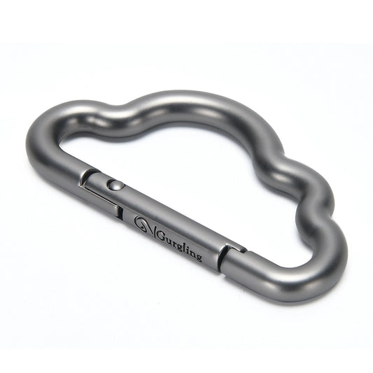 Zinc Alloy Carabiner-Grey