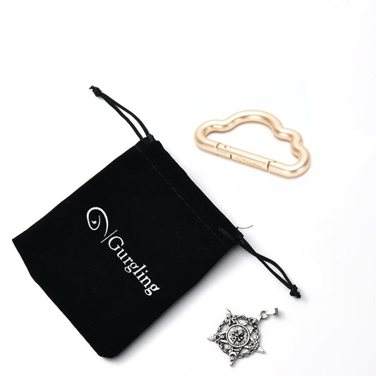 Zinc Alloy Carabiner-Gold
